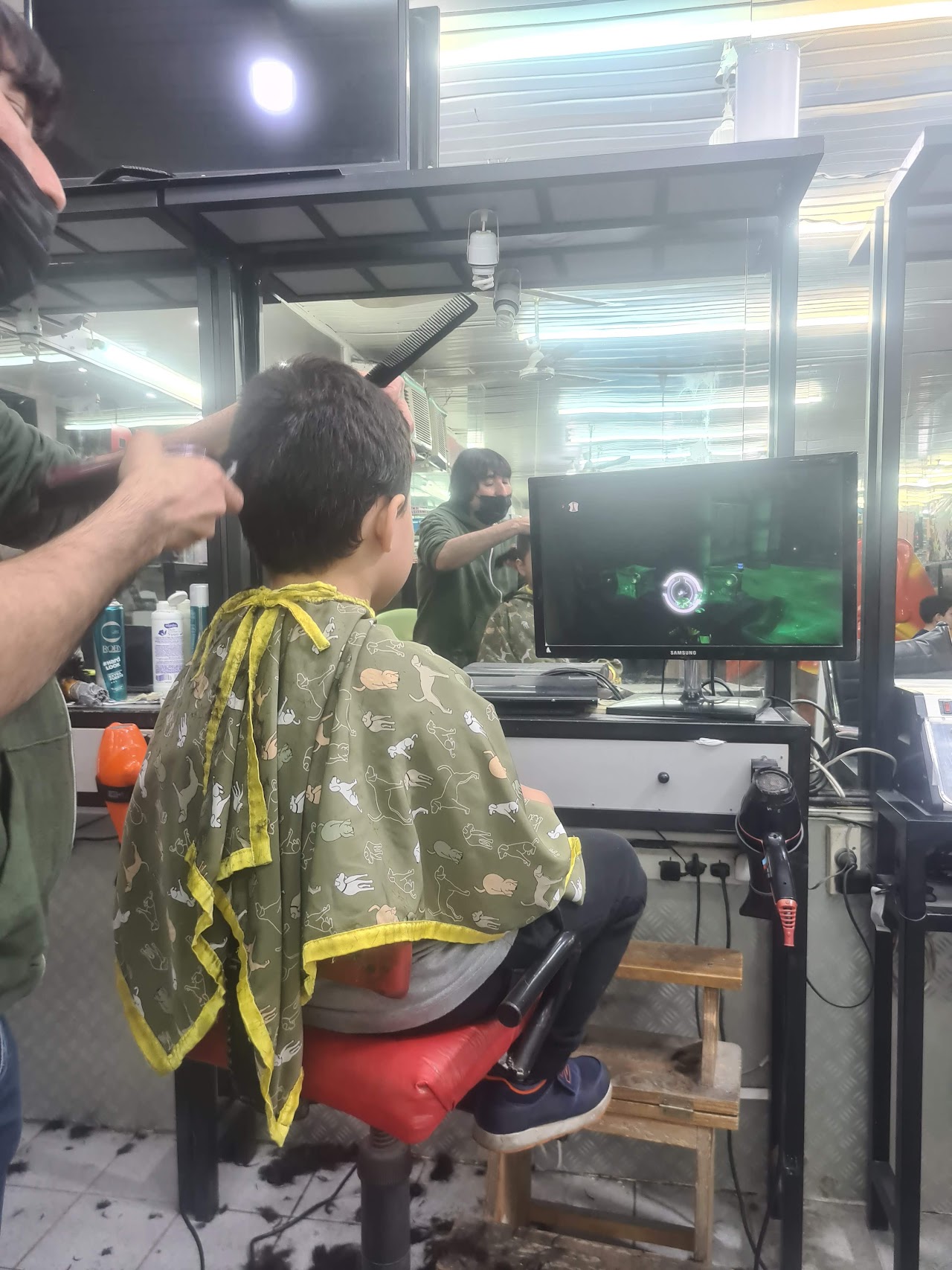 Ambiente de la peluquería